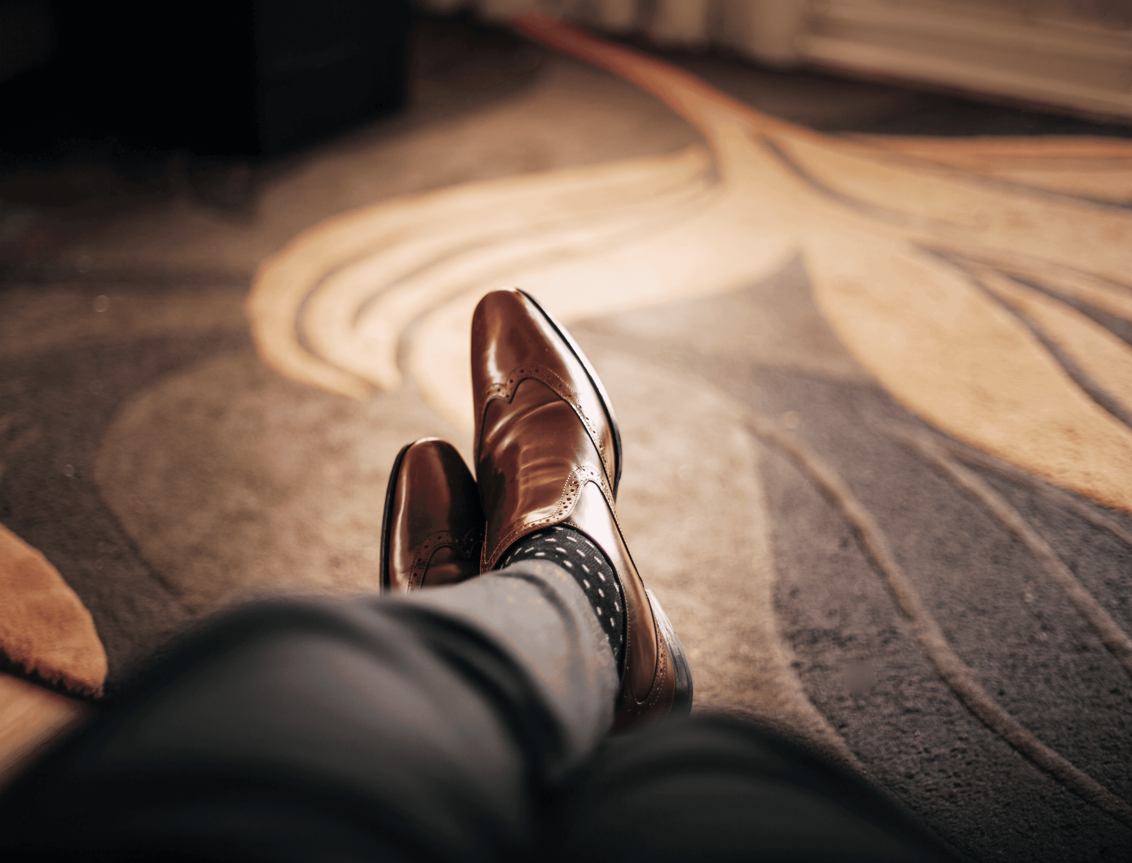Shoes and leather